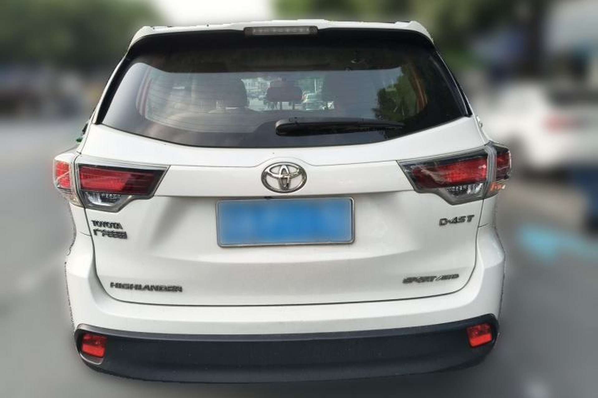 Used Toyota Highlander 2015 2.0T Four-Wheel Drive Luxury Edition 7-Seater Rear