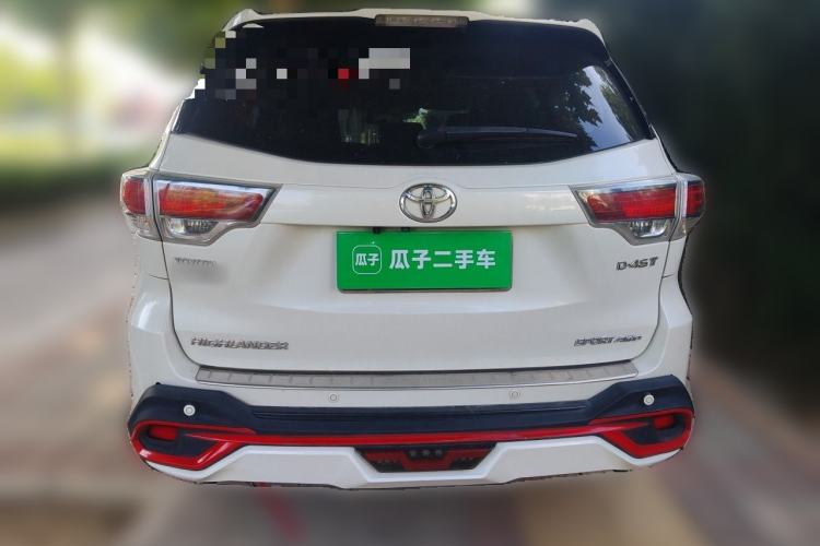 Used Toyota Highlander 2015 2.0T Four-Wheel Drive Luxury Edition 7-Seater Rear