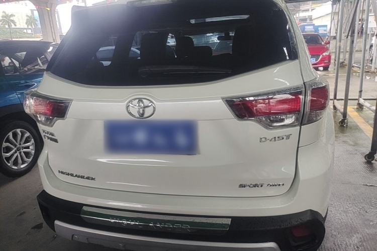 Used Toyota Highlander 2015 2.0T Four-Wheel Drive Luxury Edition 7-Seater Rear