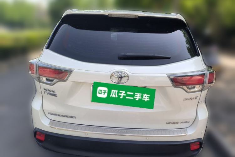 Used Toyota Highlander 2015 2.0T Four-Wheel Drive Luxury Edition 7-Seater Rear