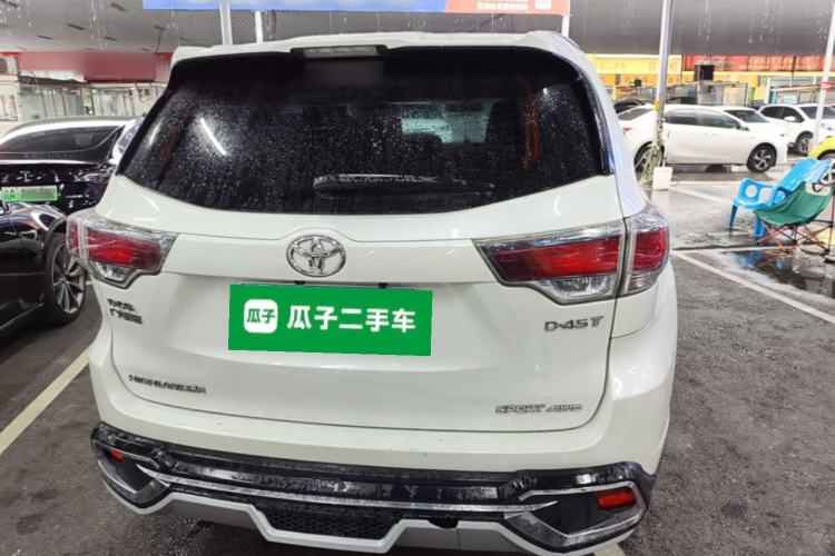 Used Toyota Highlander 2015 2.0T Four-Wheel Drive Luxury Edition 7-Seater Rear