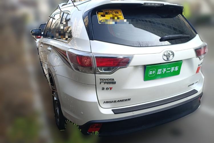Used Toyota Highlander 2015 2.0T Four-Wheel Drive Luxury Edition 7-Seater Rear Left 45 Deg