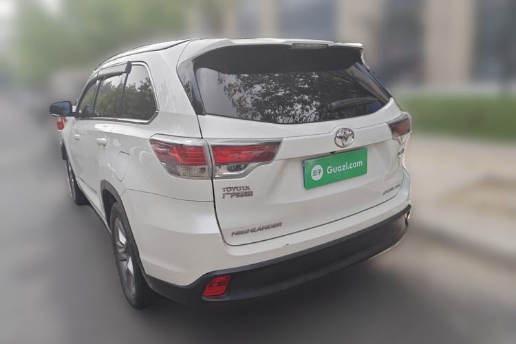 Used Toyota Highlander 2015 2.0T Four-Wheel Drive Luxury Edition 7-Seater Rear Left 45 Deg
