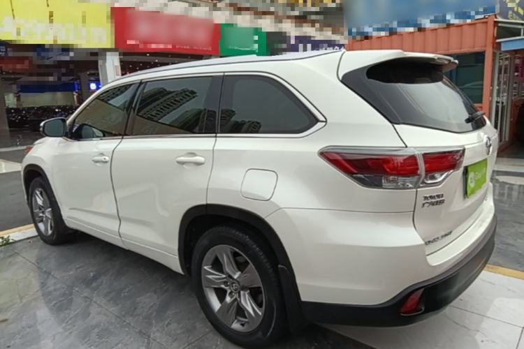 Used Toyota Highlander 2015 2.0T Four-Wheel Drive Luxury Edition 7-Seater Rear Left 45 Deg