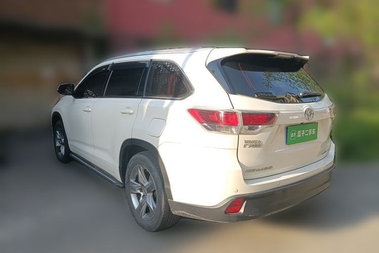 Used Toyota Highlander 2015 2.0T Four-Wheel Drive Luxury Edition 7-Seater Rear Left 45 Deg