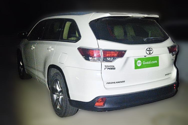 Used Toyota Highlander 2015 2.0T Four-Wheel Drive Luxury Edition 7-Seater Rear Left 45 Deg