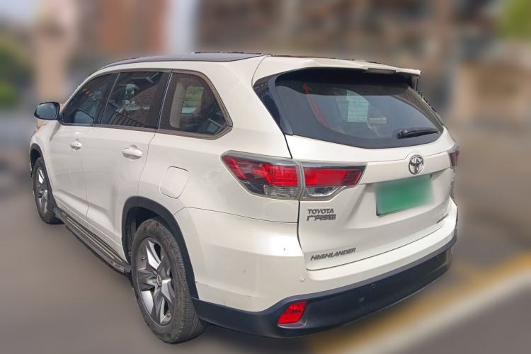 Used Toyota Highlander 2015 2.0T Four-Wheel Drive Luxury Edition 7-Seater Rear Left 45 Deg