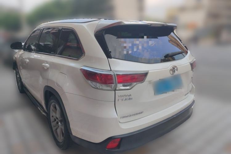 Used Toyota Highlander 2015 2.0T Four-Wheel Drive Luxury Edition 7-Seater Rear Left 45 Deg