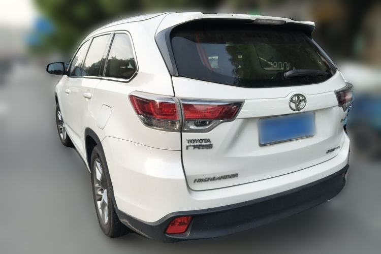 Used Toyota Highlander 2015 2.0T Four-Wheel Drive Luxury Edition 7-Seater Rear Left 45 Deg