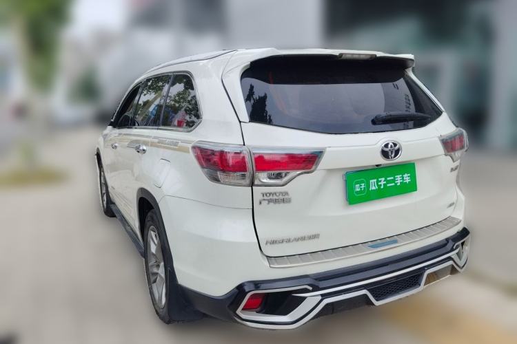 Used Toyota Highlander 2015 2.0T Four-Wheel Drive Luxury Edition 7-Seater Rear Left 45 Deg