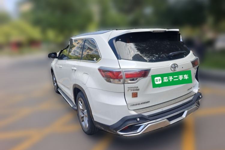 Used Toyota Highlander 2015 2.0T Four-Wheel Drive Ultimate Edition 7-Seater Rear Left 45 Deg