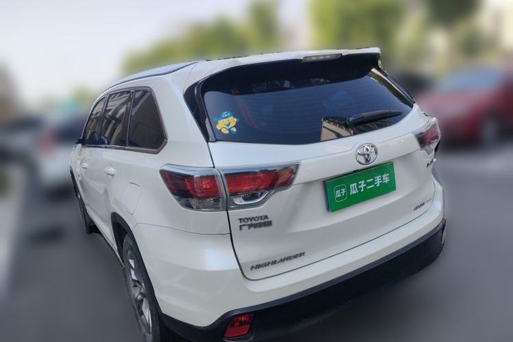 Used Toyota Highlander 2015 2.0T Four-Wheel Drive Luxury Edition 7-Seater Rear Left 45 Deg