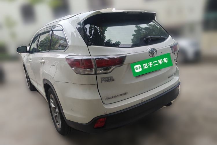 Used Toyota Highlander 2015 2.0T Four-Wheel Drive Ultimate Edition 7-Seater Rear Left 45 Deg