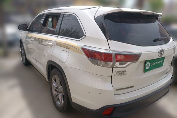 Used Toyota Highlander 2015 2.0T Four-Wheel Drive Luxury Edition 7-Seater Rear Left 45 Deg