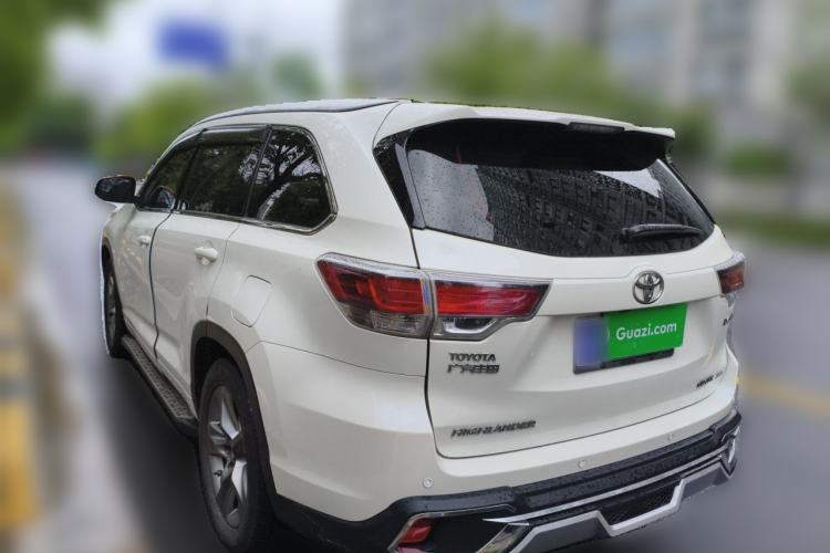 Used Toyota Highlander 2015 2.0T Four-Wheel Drive Luxury Edition 7-Seater Rear Left 45 Deg