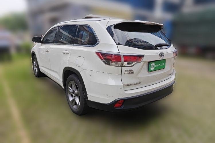 Used Toyota Highlander 2015 2.0T Four-Wheel Drive Luxury Edition 7-Seater Rear Left 45 Deg