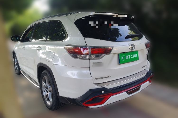 Used Toyota Highlander 2015 2.0T Four-Wheel Drive Luxury Edition 7-Seater Rear Left 45 Deg