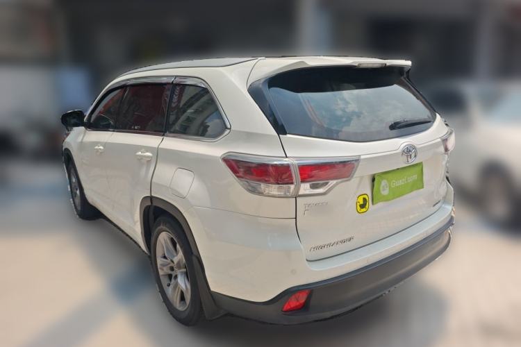 Used Toyota Highlander 2015 2.0T Four-Wheel Drive Luxury Edition 7-Seater Rear Left 45 Deg