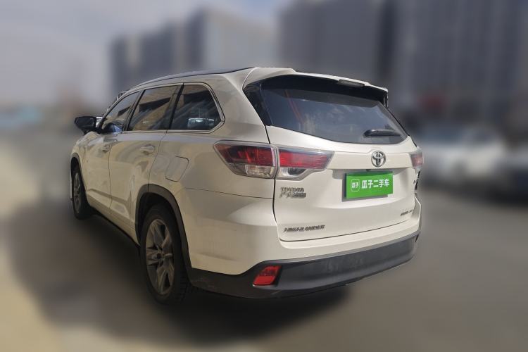 Used Toyota Highlander 2015 2.0T Four-Wheel Drive Luxury Edition 7-Seater Rear Left 45 Deg