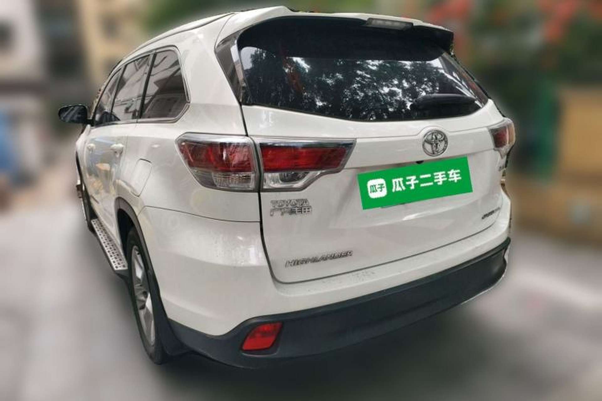 Used Toyota Highlander 2015 2.0T Four-Wheel Drive Luxury Edition 7-Seater Rear Left 45 Deg