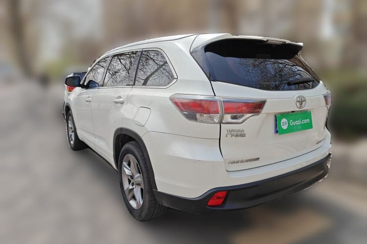 Used Toyota Highlander 2015 2.0T Four-Wheel Drive Luxury Edition 7-Seater Rear Left 45 Deg
