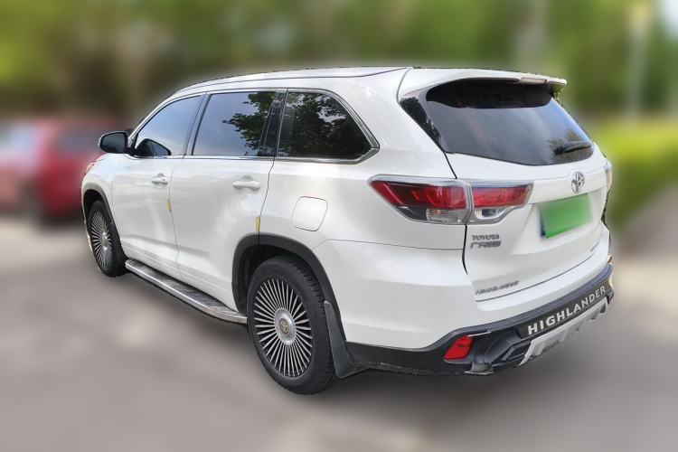 Used Toyota Highlander 2015 2.0T Four-Wheel Drive Luxury Edition 7-Seater Rear Left 45 Deg