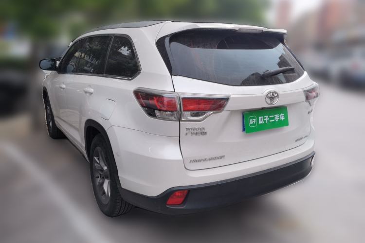 Used Toyota Highlander 2015 2.0T Four-Wheel Drive Luxury Edition 7-Seater Rear Left 45 Deg