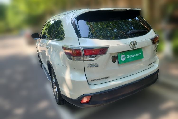Used Toyota Highlander 2015 2.0T Four-Wheel Drive Luxury Edition 7-Seater Rear Left 45 Deg