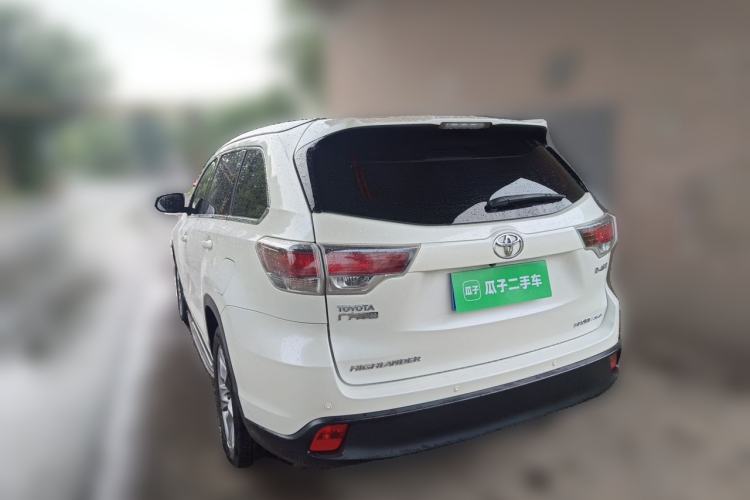 Used Toyota Highlander 2015 2.0T Four-Wheel Drive Luxury Edition 7-Seater Rear Left 45 Deg