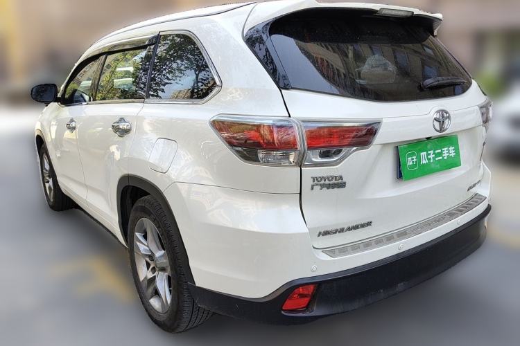 Used Toyota Highlander 2015 2.0T Four-Wheel Drive Luxury Edition 7-Seater Rear Left 45 Deg
