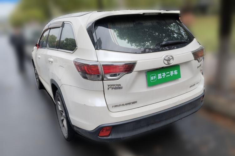 Used Toyota Highlander 2015 2.0T Four-Wheel Drive Luxury Navigation Version with 7 Seats Rear Left 45 Deg
