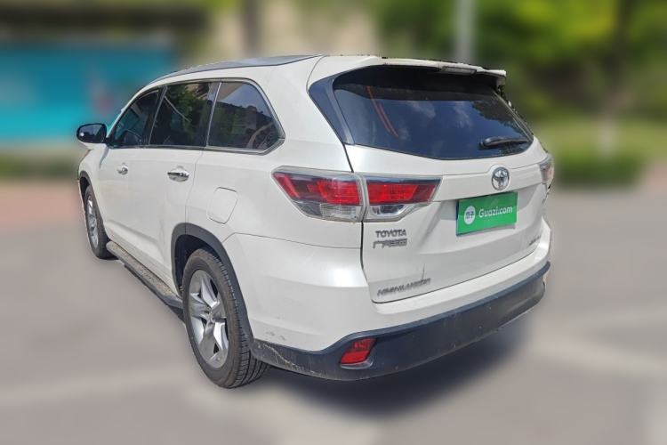 Used Toyota Highlander 2015 2.0T Four-Wheel Drive Luxury Edition 7-Seater Rear Left 45 Deg