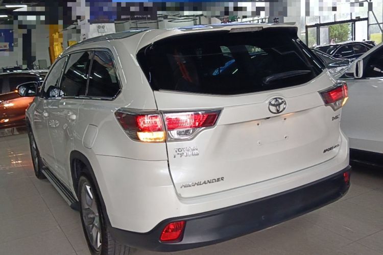 Used Toyota Highlander 2015 2.0T Four-Wheel Drive Luxury Edition 7-Seater Rear Left 45 Deg