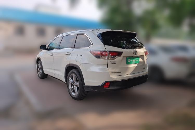 Used Toyota Highlander 2015 2.0T Four-Wheel Drive Luxury Edition 7-Seater Rear Left 45 Deg