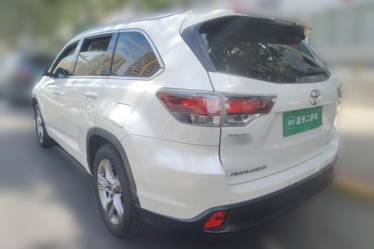 Used Toyota Highlander 2015 2.0T Four-Wheel Drive Luxury Edition 7-Seater Rear Left 45 Deg