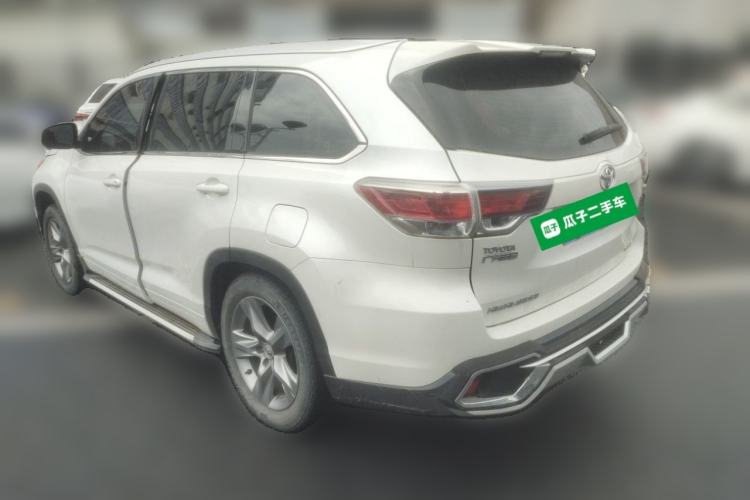 Used Toyota Highlander 2015 2.0T Four-Wheel Drive Luxury Edition 7-Seater Rear Left 45 Deg