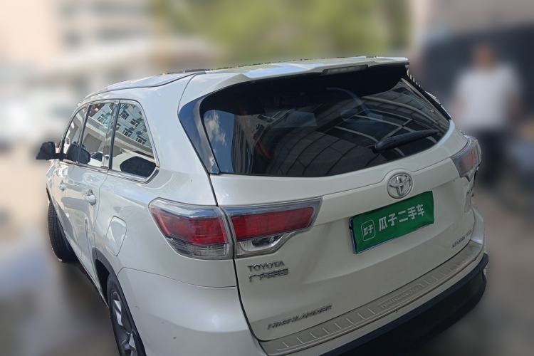 Used Toyota Highlander 2015 2.0T Four-Wheel Drive Luxury Edition 7-Seater Rear Left 45 Deg