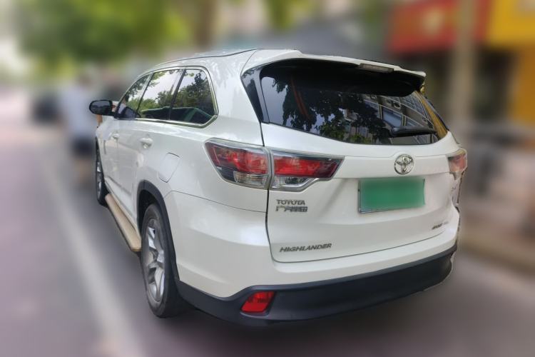 Used Toyota Highlander 2015 2.0T Four-Wheel Drive Luxury Edition 7-Seater Rear Left 45 Deg