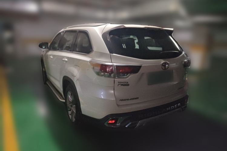Used Toyota Highlander 2015 2.0T Four-Wheel Drive Luxury Edition 7-Seater Rear Left 45 Deg