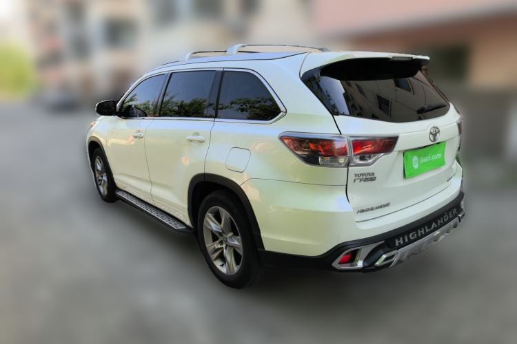 Used Toyota Highlander 2015 2.0T Four-Wheel Drive Luxury Edition 7-Seater Rear Left 45 Deg