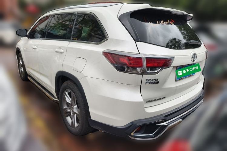 Used Toyota Highlander 2015 2.0T Four-Wheel Drive Luxury Edition 7-Seater Rear Left 45 Deg
