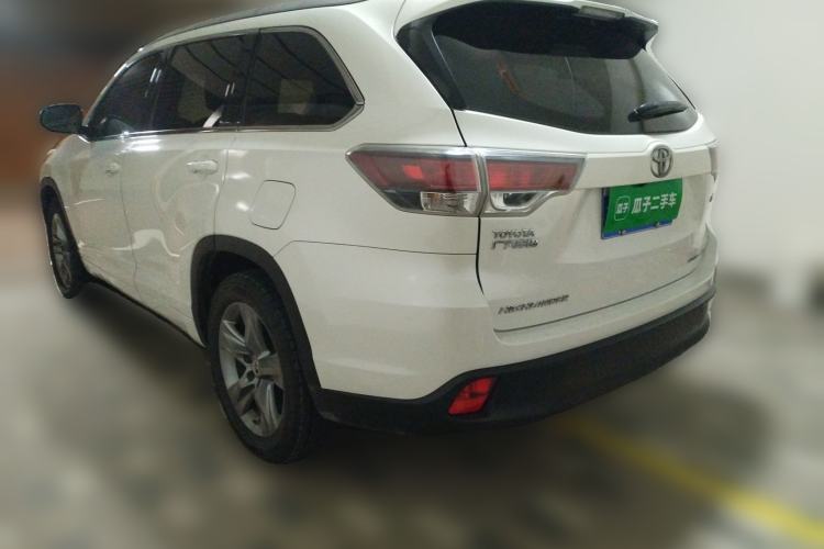 Used Toyota Highlander 2015 2.0T Four-Wheel Drive Luxury Edition 7-Seater Rear Left 45 Deg