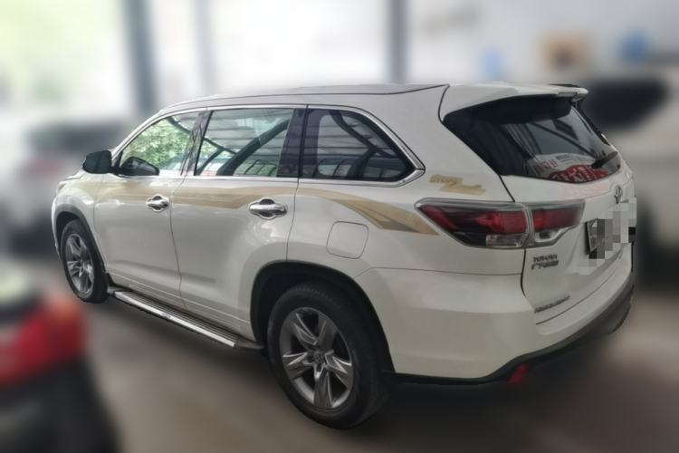 Used Toyota Highlander 2015 2.0T Four-Wheel Drive Luxury Edition 7-Seater Rear Left 45 Deg
