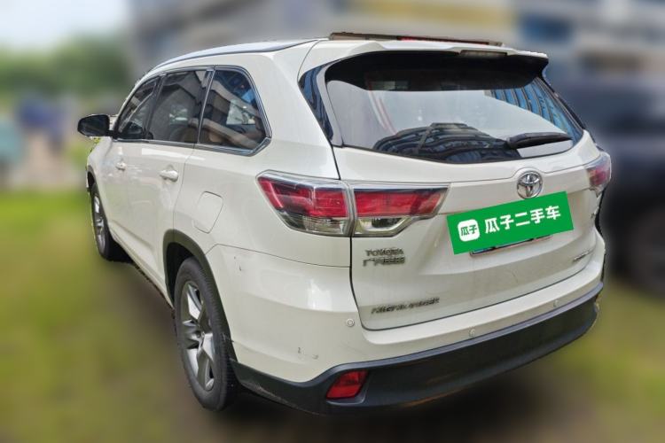 Used Toyota Highlander 2015 2.0T Four-Wheel Drive Luxury Edition 7-Seater Rear Left 45 Deg