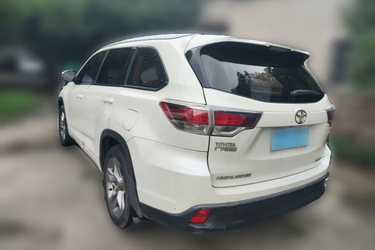 Used Toyota Highlander 2015 2.0T Four-Wheel Drive Luxury Edition 7-Seater Rear Left 45 Deg