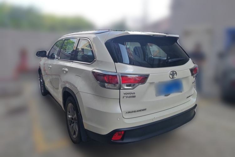Used Toyota Highlander 2015 2.0T Four-Wheel Drive Luxury Edition 7-Seater Rear Left 45 Deg