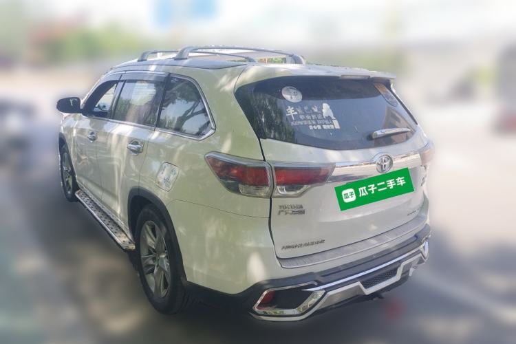 Used Toyota Highlander 2015 2.0T Four-Wheel Drive Luxury Edition 7-Seater Rear Left 45 Deg