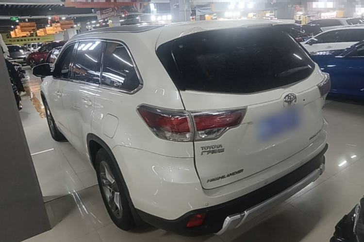 Used Toyota Highlander 2015 2.0T Four-Wheel Drive Ultimate Edition 7-Seater Rear Left 45 Deg