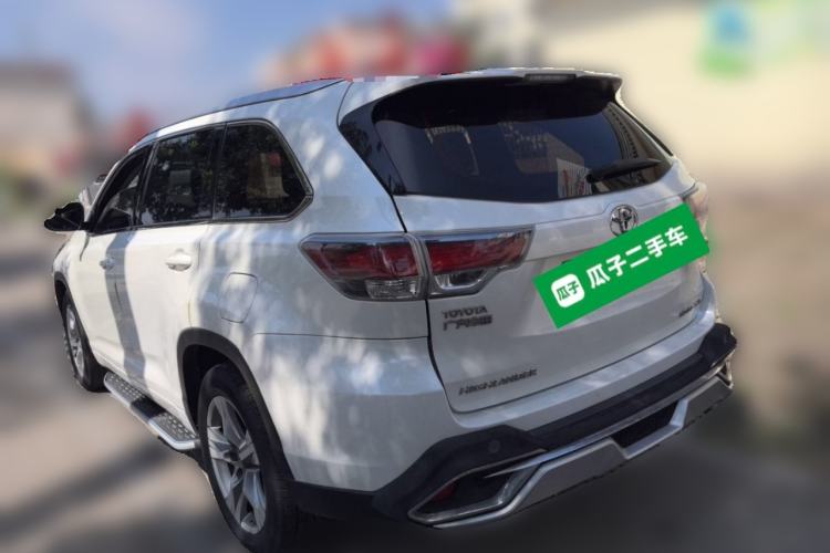 Used Toyota Highlander 2015 2.0T Four-Wheel Drive Luxury Edition 7-Seater Rear Left 45 Deg