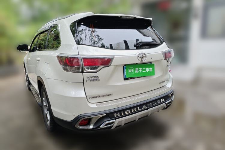 Used Toyota Highlander 2015 2.0T Four-Wheel Drive Ultimate Edition 7-Seater Rear Left 45 Deg